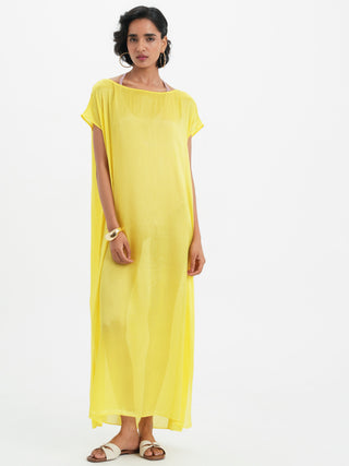 Leone Oversized Dress - Limoncello