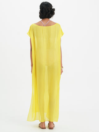 Leone Oversized Dress - Limoncello