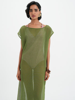 Leone Oversized Dress - Olive