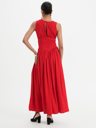 Nora Dress - Rouge