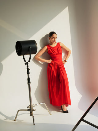 Nora Dress - Rouge