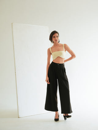 Celine Bralette Top - Buttercream