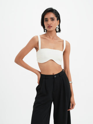 Celine Bralette Top - Buttercream